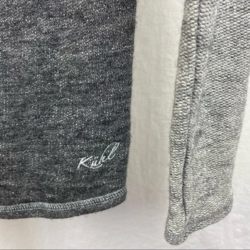 Kuhl Women's Gray Two Tone Long Sleeve Cowl Neck Knit Sweater S